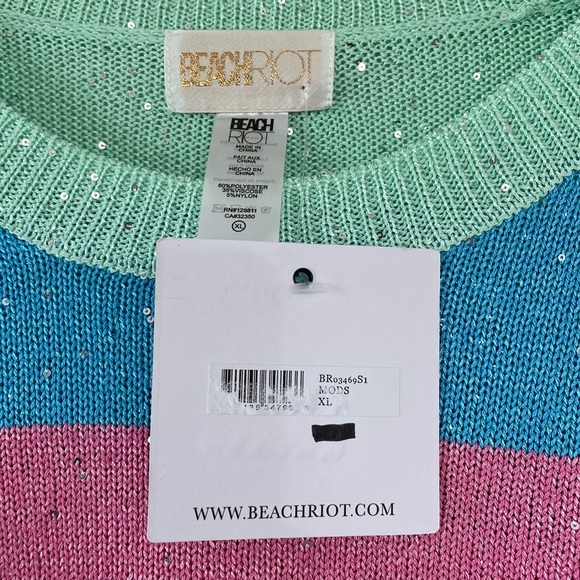 BEACH RIOT Beach Stripe Sweater In Mod Stripe - Picture 9 of 14